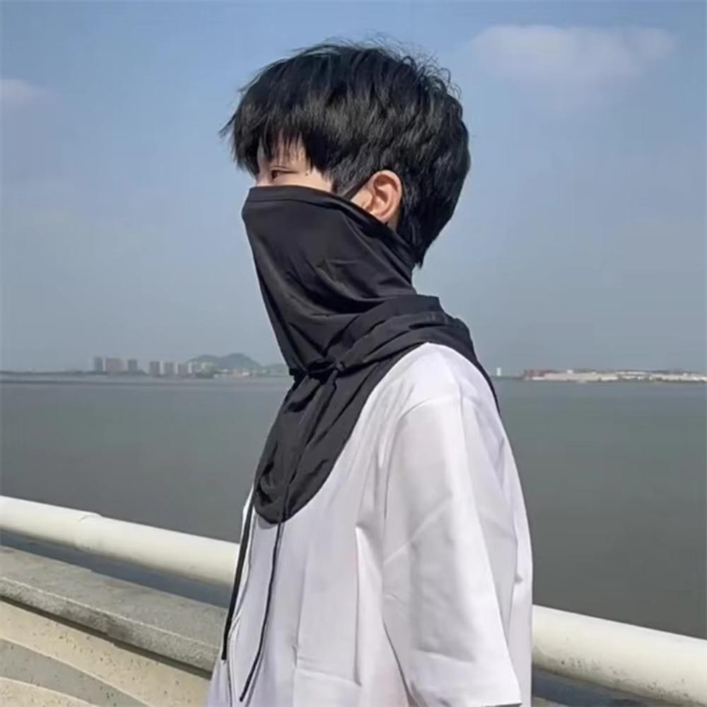 Sun/UV Protection Ice Silk Sunscreen Masks Breathable Long Neck Covers  Men Women