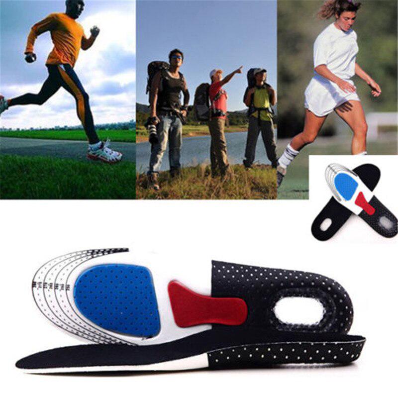 Buy Shoes Pads 1 Pairs Soft Gel Insole Orthotic Sport Insert Shoes Pad