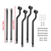 Universal Motorcycle Black Saddle Bag Refit Saddlebag Support Bars Mounts Bracket Side Luggage For Harley
