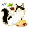 Decorative Scarf Pin Cartoon Red Wine Cat Brooch Enamel Kitten Lapel Dress Decoration Pin Jackets Backpacks Clothes Accessory for Women Men Brooch