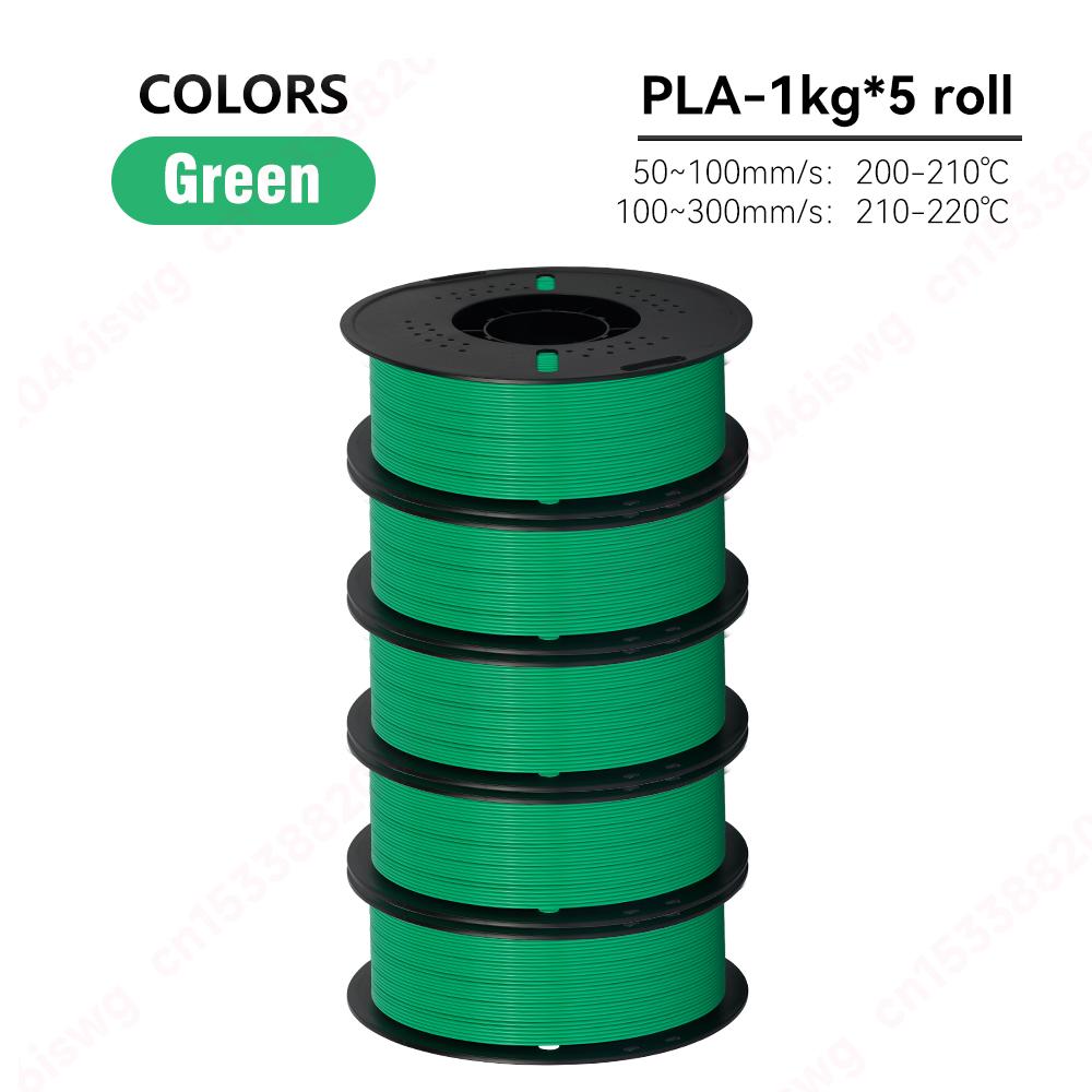 KingRoon 5KG 10KG PLA PETG Filament 1.75mm 3D Printer Plastic No Bubble Spool 3D Printing Materials for 3D Printers