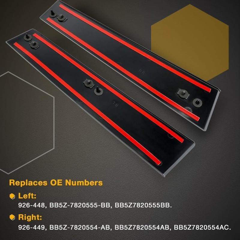 Precyzyjny Panel Wykończeniowy Słupka ABS Wodoodporny Design Listwa Wykończeniowa Zewnętrzna Drzwi Przednich bb5z-7820555-bb dla Samochodu Explorer