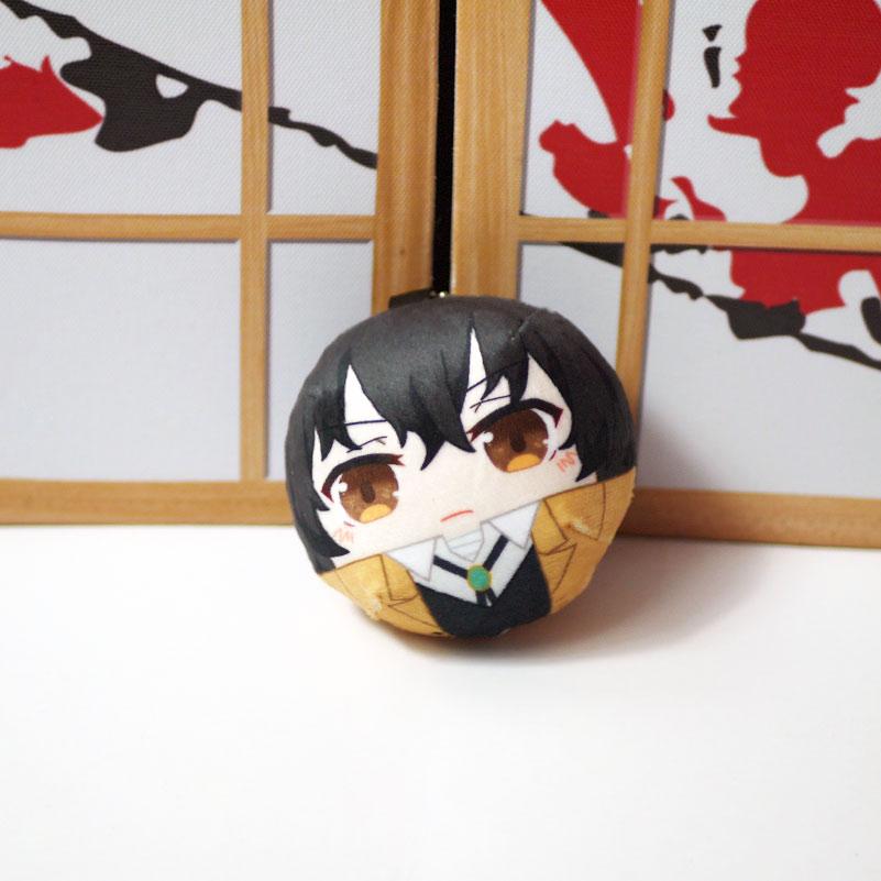 8cm Anime Dazai Osamu Nakajima Atsushi Kunikida Doppo Edogawa Rampo Plüschpuppe Spiel Cosplay Anhänger Spielzeug Stofftier Schlüsselanhänger Geschenk 8cm