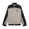 Mens Breathable Mesh Embroidered Track Suit Set Casual Windbreaker Jacket Pants Loose Fit Outdoor Wear