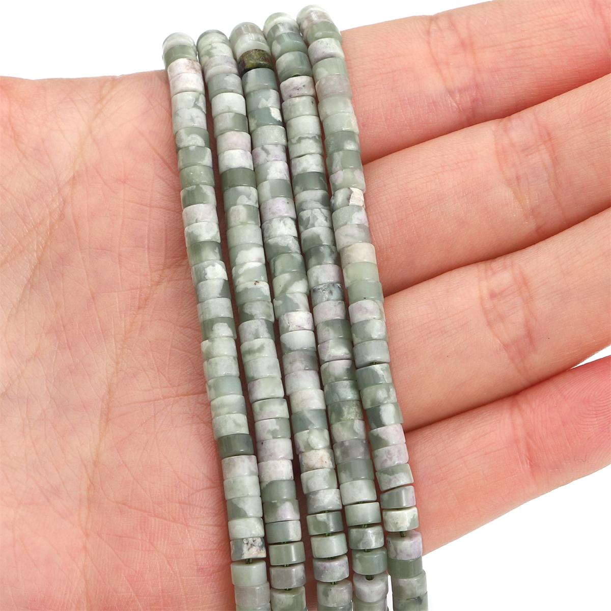 

2x4 мм бирюзовые агаты нефритовые бусины-разделители плоские круглые бусины из натурального камня аметист тигровый глаз бусины для изготовления ювелирных изделий DIY браслет ожерелье серьги Hidetama