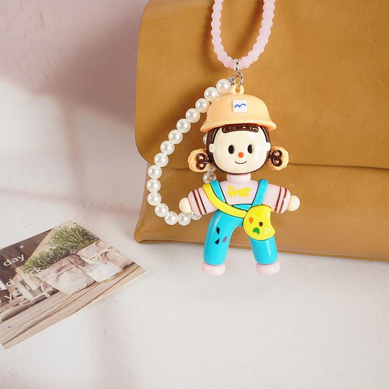 Splits Girl Duomei Pendant Car Pendant Bag Pendant High-Grade Keychain Cute Creative Gift Bag Pendant