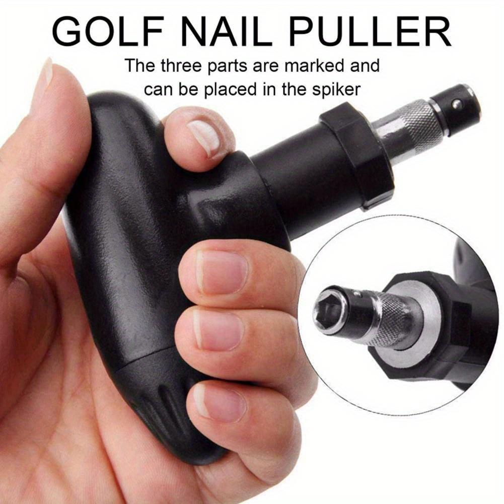 Golf Shoe Spike Wrench Set Iron Golf Tool Kit with Ratchet Key Essential Accessories for Spike Removal And Adjustment