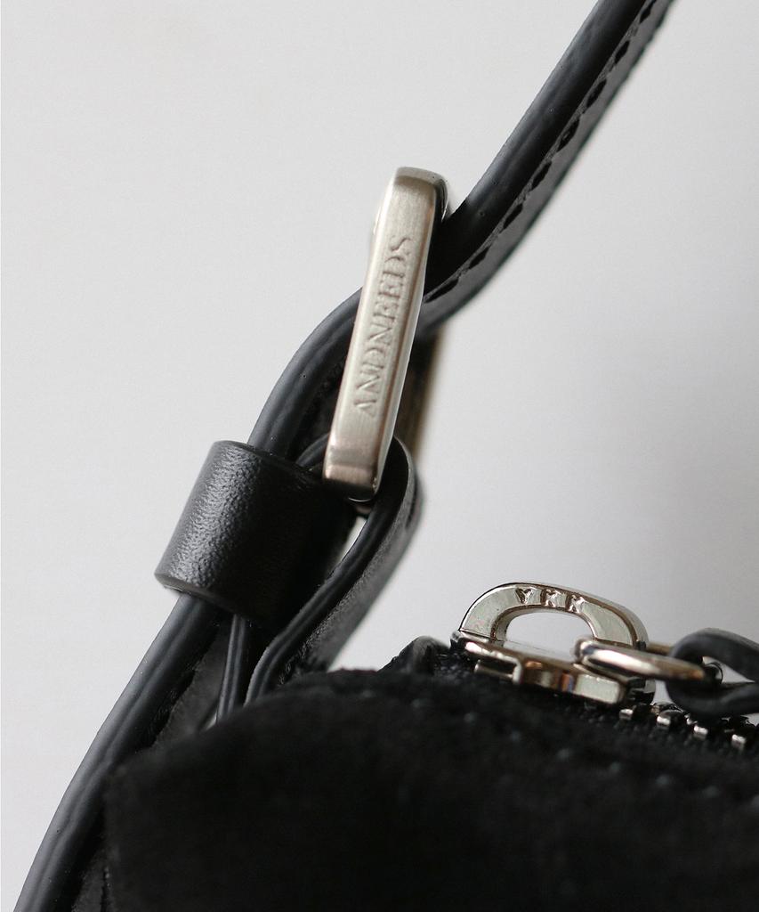 Andneeds Suede Shoulder Bag (Black)