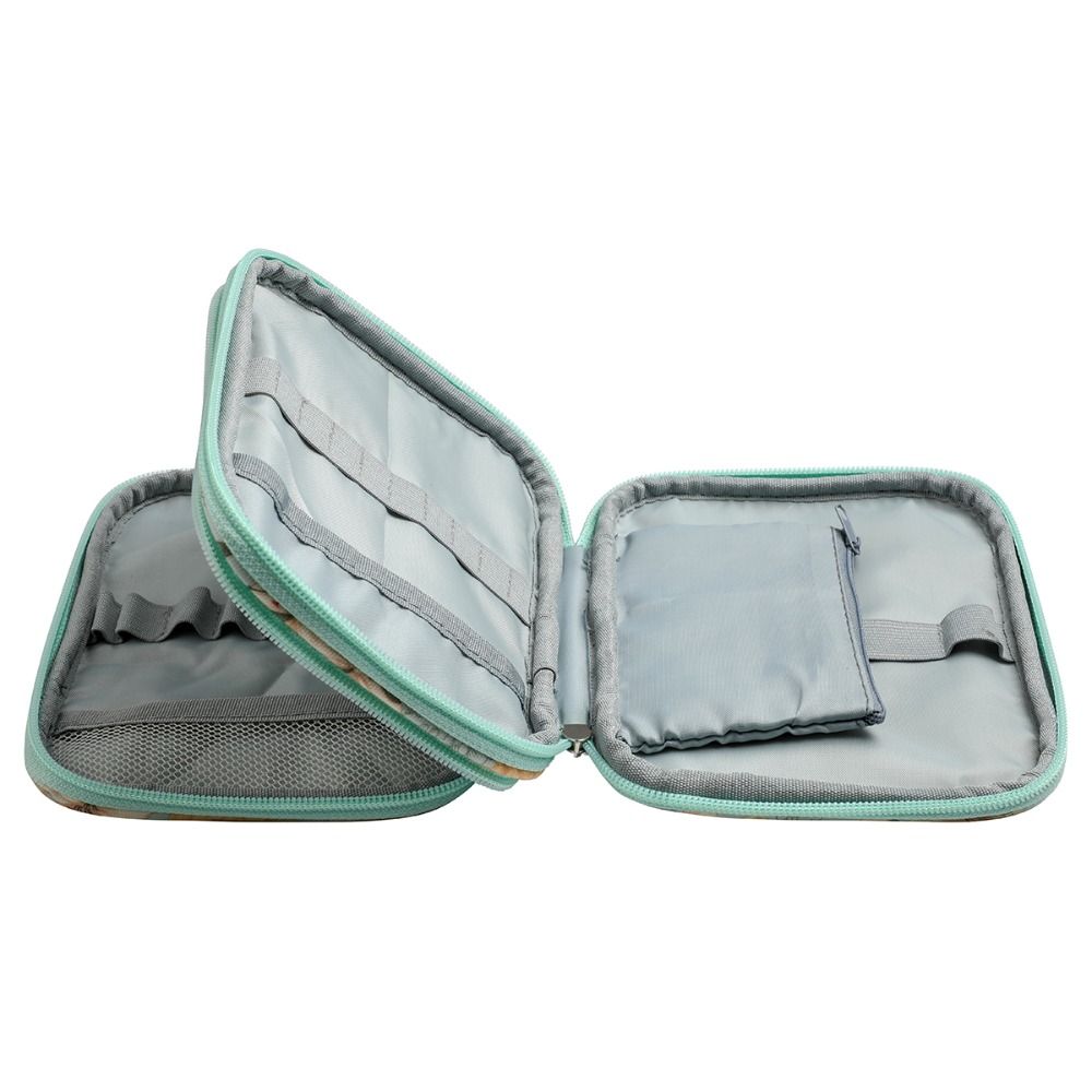 Oxford Cloth Empty Knitting Kit Case Rectangle Knitting Needles Storage Bag Small Projects