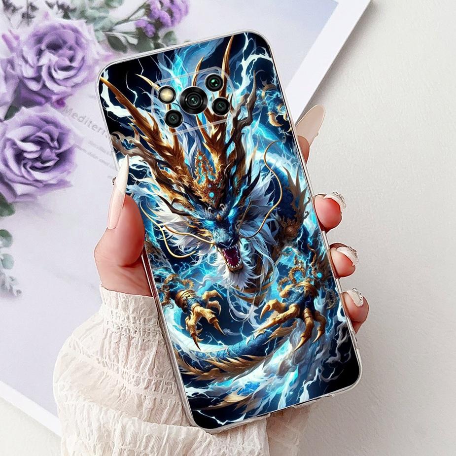 For Xiaomi Poco X3 Pro Case Cute Cat Lucky Koi Painted Cover Soft Slim Phone Case For Xiaomi Poco X3 NFC PocoX3 Pro Fundas Coque