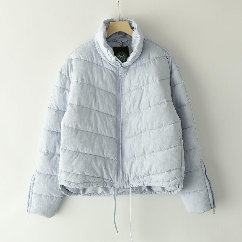 

Асимметричный дизайн Свободный большой подол Воротник-стойка Хлопковое пальто с подкладкой Женское Зимнее Om372 Приталенное Стройнящее Повседневное Минималистичное Хлопковое пальто Верхняя одежда Light blue/defective ci 46