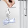 Bowtie Keychain Bowknot Charm Key Chain Butterfly Knot Keyring Detachable Phone Lanyard Ornament for Fashionable Women