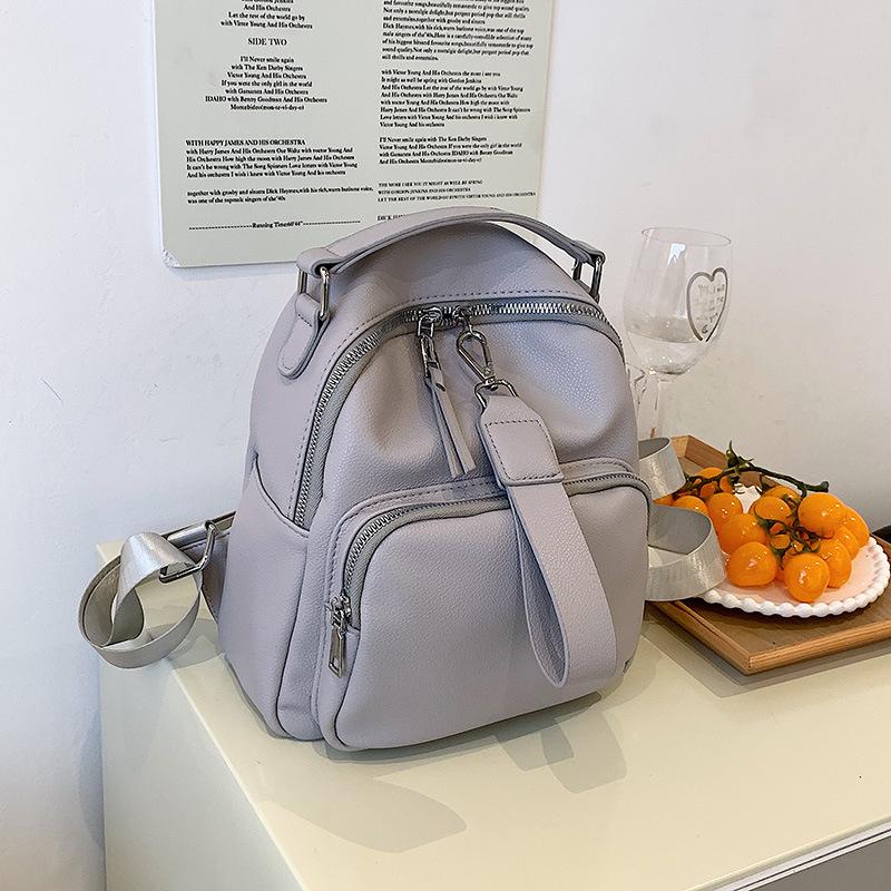 

This year s popular backpack women s 2025 new trendy versatile large-capacity student class simple and fashionable small backpack