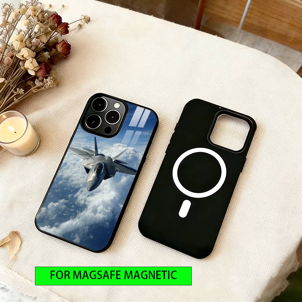 Fighter jets take off Phone Case For iPhone17,16,15,14,13,12,11 Plus,Pro Magnetic For Magsafe Wireless Charging