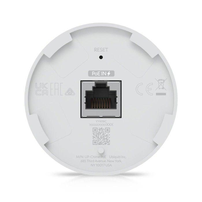 Carillon Intérieur Intelligent PoE Ubiquiti UniFi Blanc - UACC-Chime-PoE