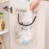 Wall-Mounted Mesh Kitchen Storage Bag - Large Opening, High Capacity Hanging Organizer