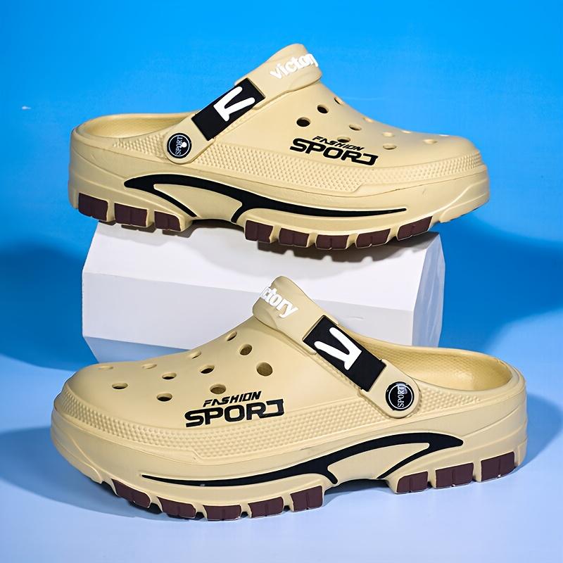 Bequeme atmungsaktive Herren-Plateau-Clogs - EVA-Sandalen für den Innen- und Außenbereich - Lässige Sommerschuhe