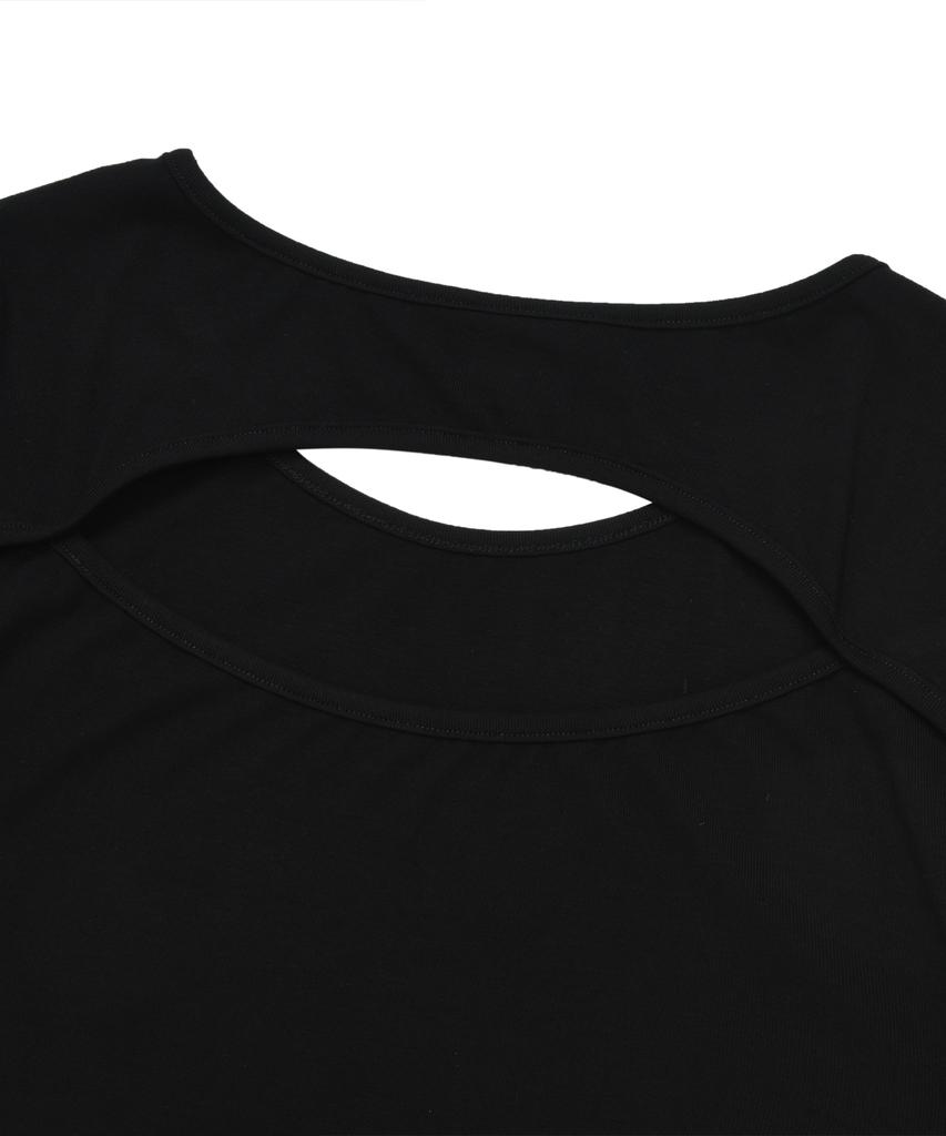 LMR Hot Fix Cutout Short Sleeve T-Shirt Black