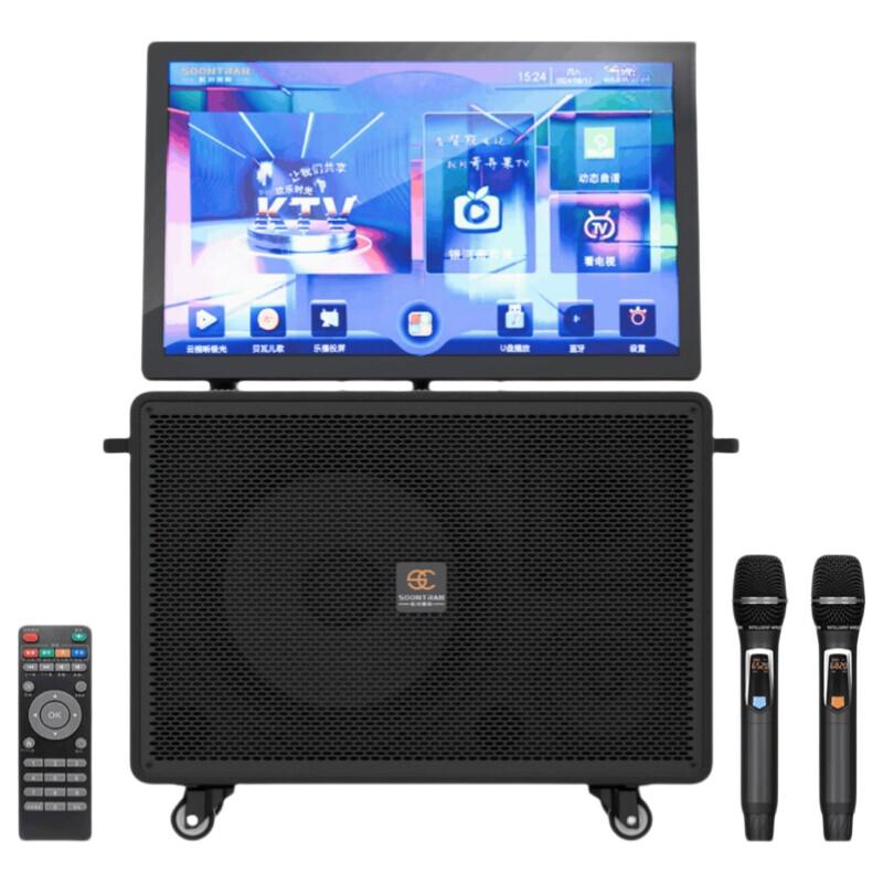 Portable KTV Bluetooth Speaker System with Display (CN Version)