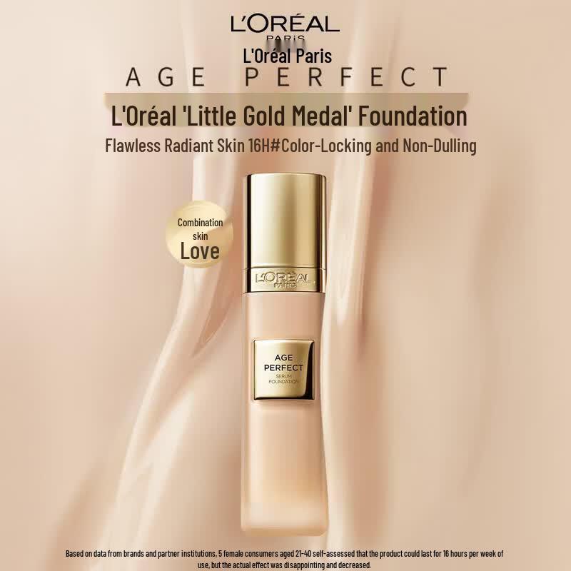 L Oréal Golden Age Soft Glow Flawless Serum Foundation
