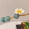 Metal Handicraft Golden Tree Plum Blossom Crystal Tree Artificial Sculpture Decorative Figurines Home Decoration Accessories