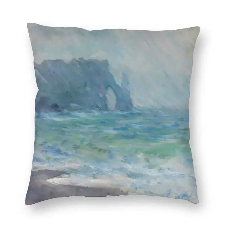 

Водяные лилии Клод Моне, изобразительное искусство, наволочки, украшение для дивана, французский художник, квадратная наволочка, наволочка 45x45, наволочка 50x50cm