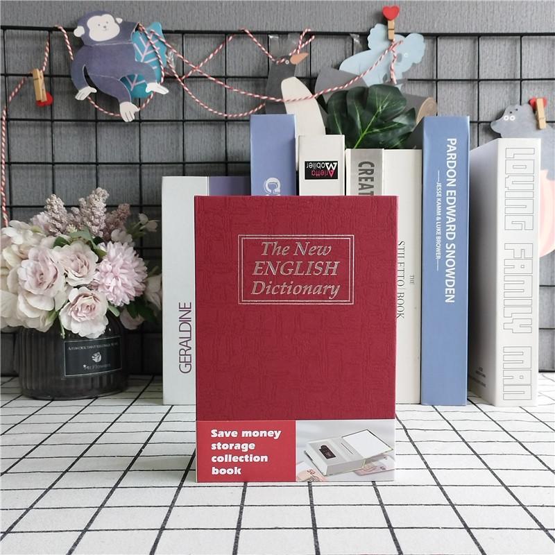Creative Dictionary Book Safe Plastic Piggy Bank Key Safe English Dictionary Password Box Piggy Bank