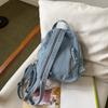 Dżinsowy Plecak Damski Duża Pojemność Retro Torba na Ramię Crossbody Wielofunkcyjna Torba na Pierś