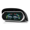 Digital LCD 2 in 1 Gauge Water Temp+Voltage Gauge Water Temperature Meter With Flashing Alarm Voltmeter For Car Truck Vehicle