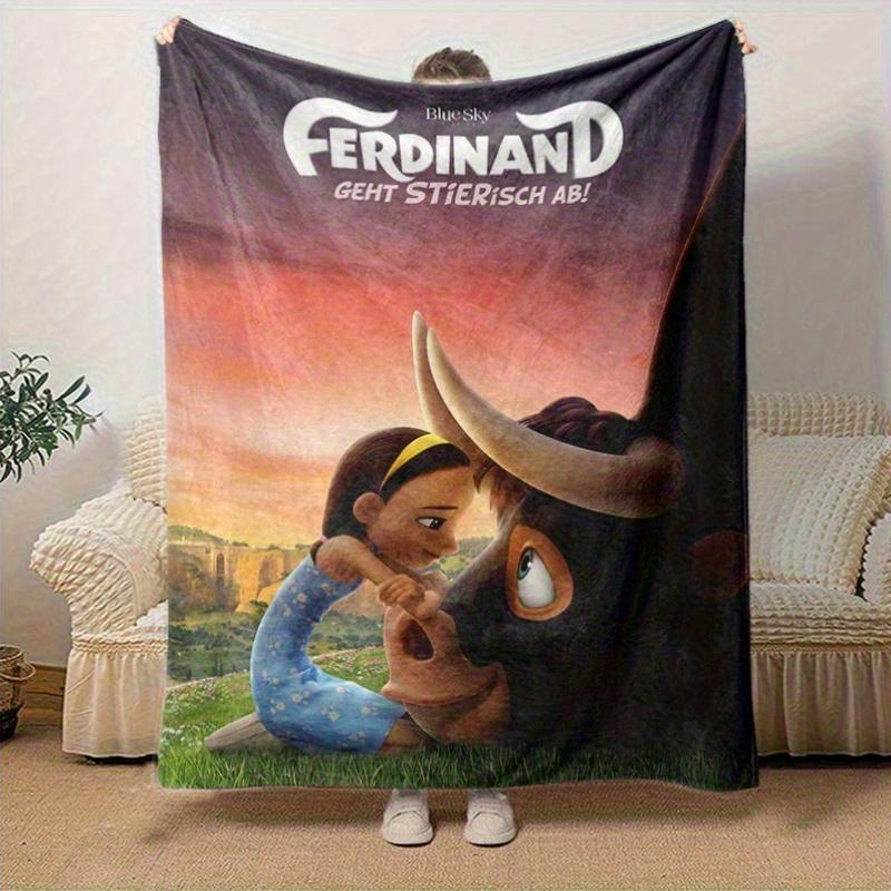 1pc, "Home Decorative Throw Blanket, Perfect for Sofa, Bedroom, Living Room, Travel, Camping, Car, Beach, Office Nap, Soft Coverlet with Cute Cartoon
