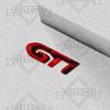 3D Car Stickers GT Emblem Auto Body Badge Trunk Decal For u333 GT Line RCZ 2008 308 306 5008 208 3008 Decoration Accessories 333u