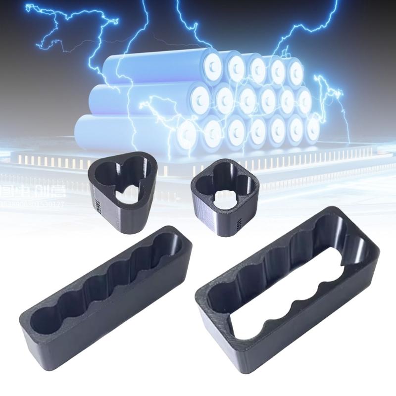4pcs ABS Plastic 18650 Battery Holder Fixture For Professional Welding 3 4 6 10 Hole Configurations Secure Mounting Tool