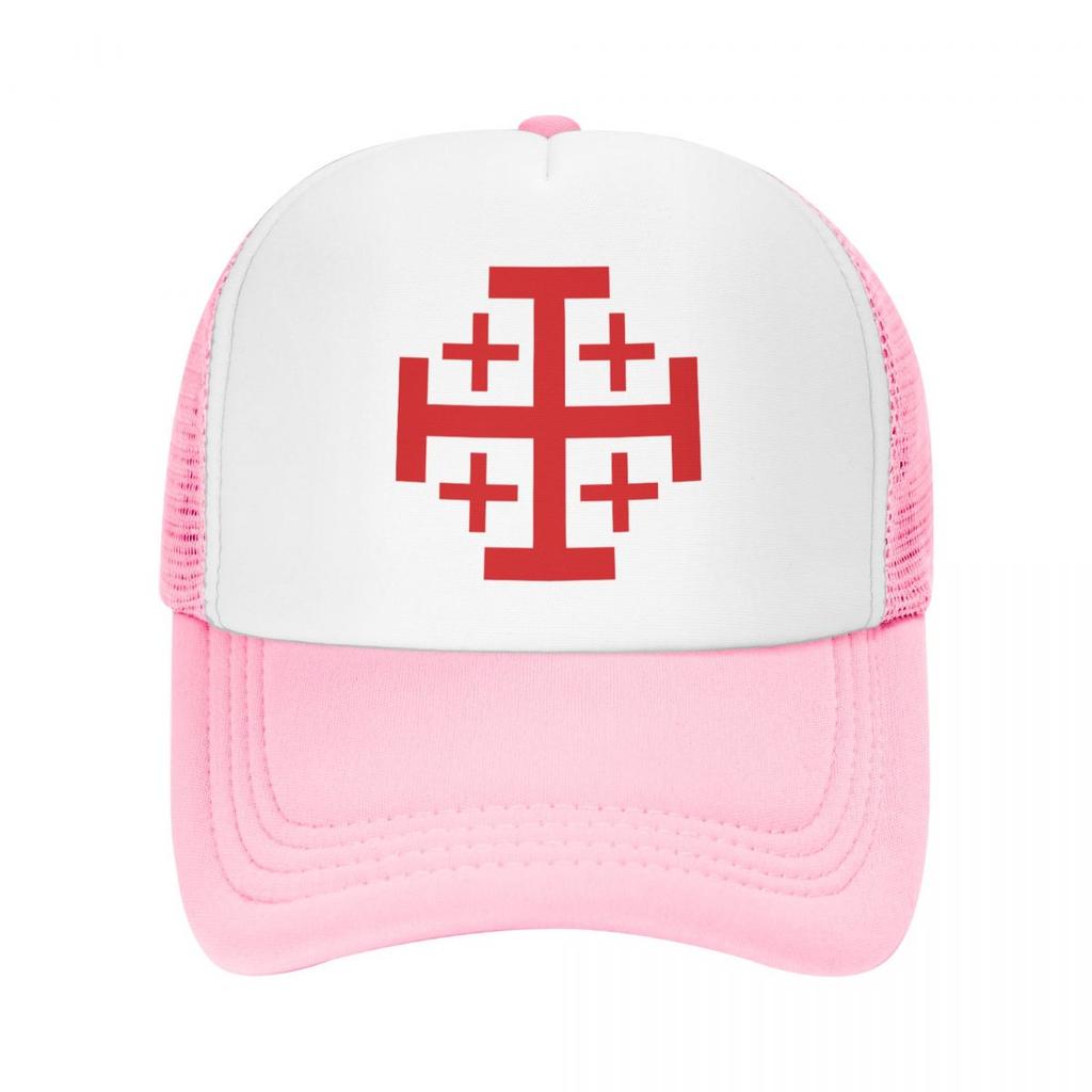 Personalized Jerusalem Kingdom Cross Baseball Cap Sun Protection Adjustable Knights Templar Crusades Trucker Hat Spring Dad Hat