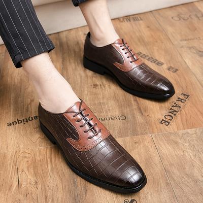 Fashion Men's Formal Leather Shoes Classic and Trendy British Style Wedding and Party Outdoor Leisure Business Plus Size Men's Shoes