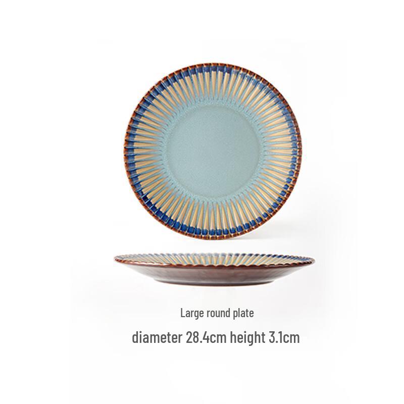 Limpam Retro European Style Multipurpose Dining Plate