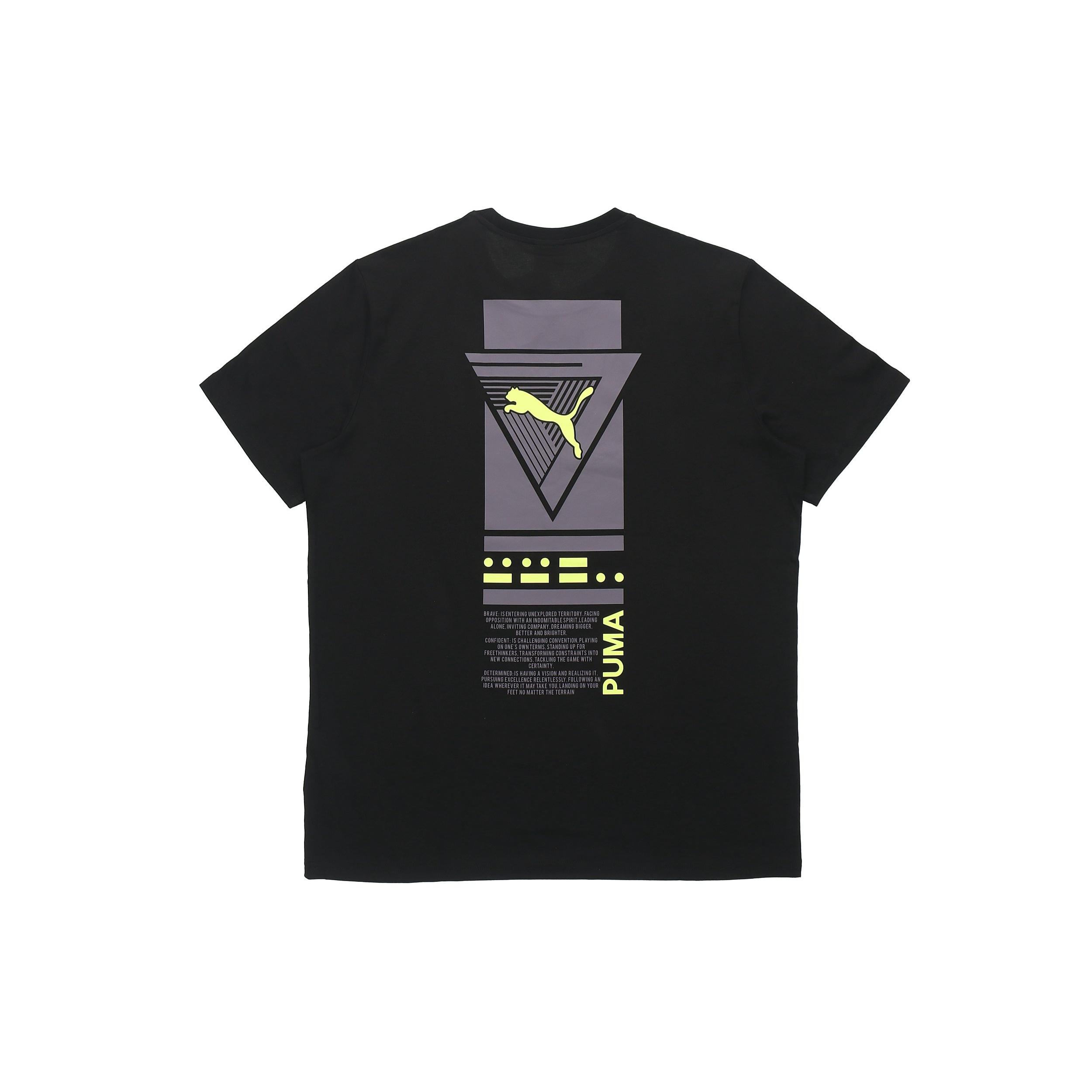 PUMA Graphic Epoch Tee Black Men s 579120-01 M