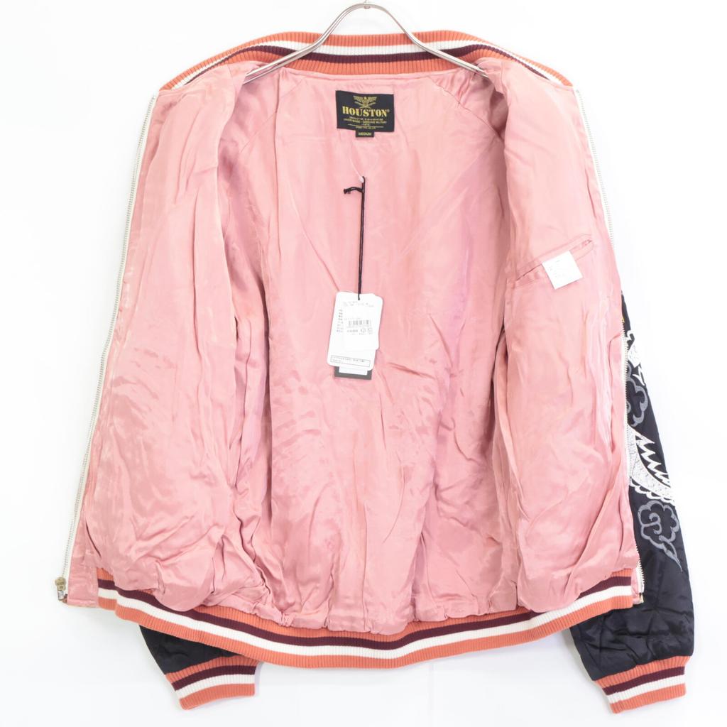 HOUSTON 51363 Hundred Tigers Souvenir Sukajan Jacket Jacket M blackUsed