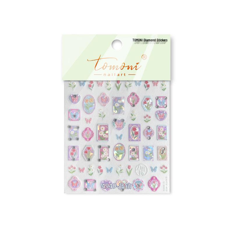 

Tomoni Crystal Diamond Рамка-ромашка Наклейки для ногтей и телефона для детей - DIY Ювелирное искусство