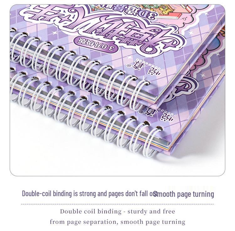 The Sims 3D Scene Sticker Book for Kids - Cartoon Scenery DIY
