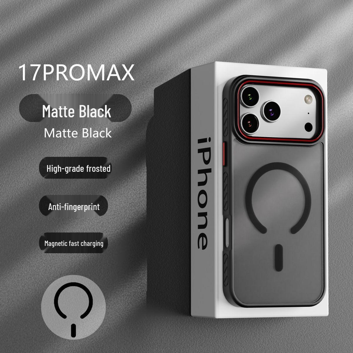 Anti-Slip Magnetic Case for iPhone 17 Pro and 16 Pro Max - Premium Minimalist Full Coverage iPhone 17 Pro Max
