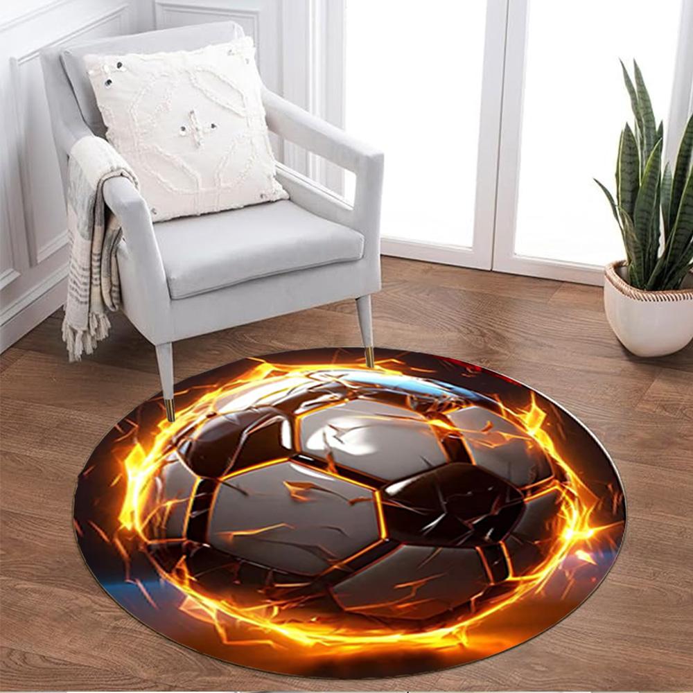 1 stuks Voetbal vloerkleed huis tapijt antislip ontwerp voor kantoor decoratie cadeau woonkamer slaapkamer