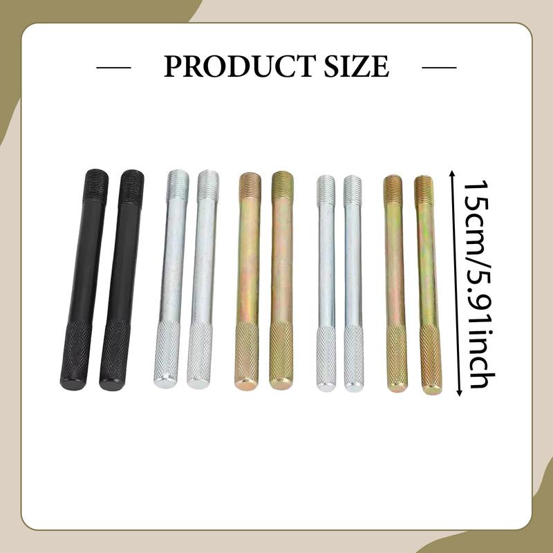 Metal Wheel Hanger Guide Pin Set Universal Tire Positioning Rod for Automobile Wheel Replacement and Repair
