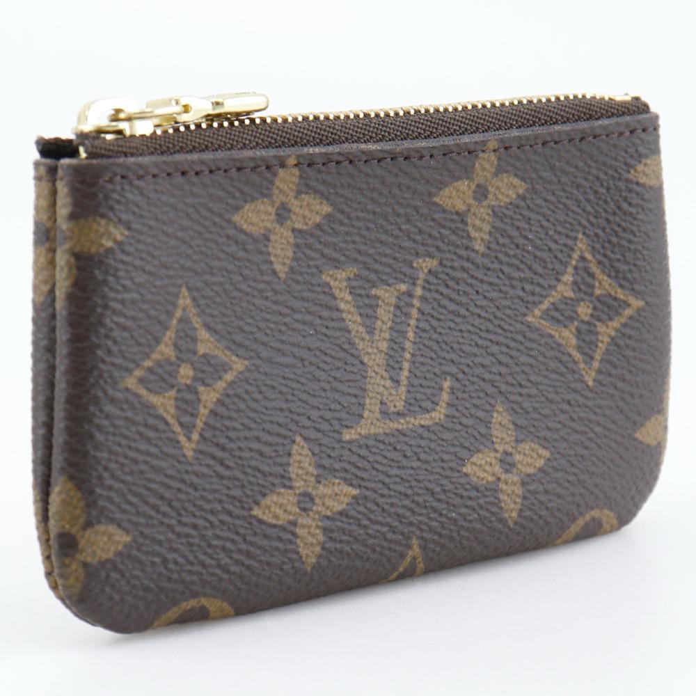 Louis Vuitton Pochette Cre Coin Purse M62650 Brown Monogram Canvas Unisex Used