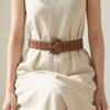 Hollow Out Retro Belt Woven Bohemian Style Waistband Casual Weave Belt  Waist Accessories