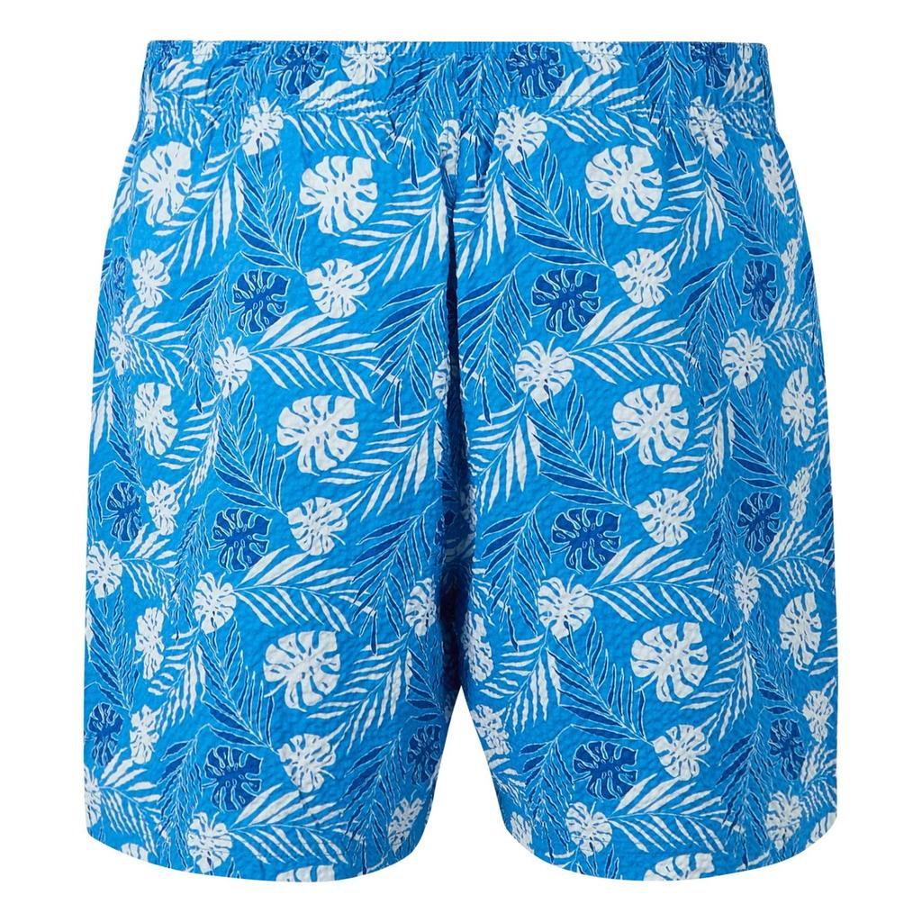 Regatta Mens Loras Leaf Seersucker Swim Shorts
