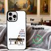 F-Forrest Film G-Gump Phone Case For iPhone17,16,15,14,13,12,11 Plus,For Magnetic Wireless Charge Cover