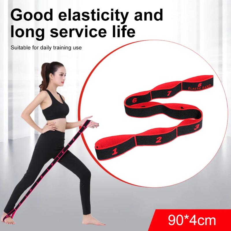 Yoga Stretch Resistance Bands Adult High Elasticity Multi-Segment Belt Yoga Assisted Stretching Belt Yoga Fitness Products