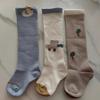 3Pairs Cotton Calf Socks Baby Strawberry Baby Mid Tube Socks Toddle Cotton Stockings  Newborn