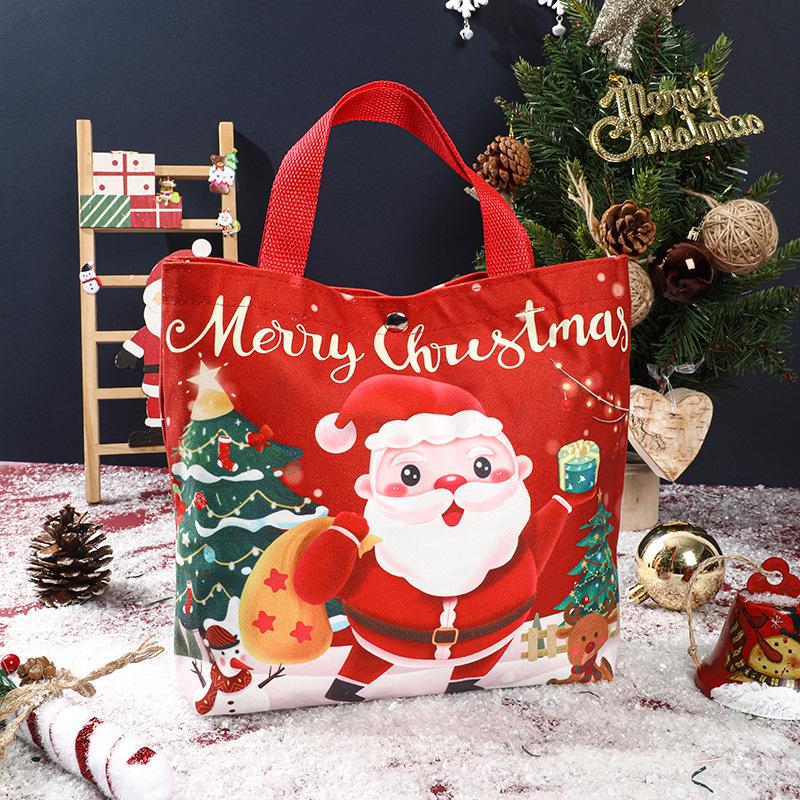 Children's Christmas Eve Handheld Candy & Apple Gift Bag