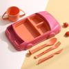 Cartoon Children's Tableware Set Detachable Kid's Lunch Plate Feeding Food Tray  Kindergarten